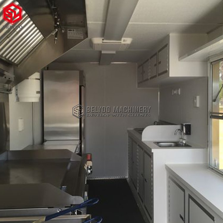 Custom Hot Selling Windows Stainle Mobile Food Carts Food Trucks Price Coffee Ice Cream Truck Food Trailer