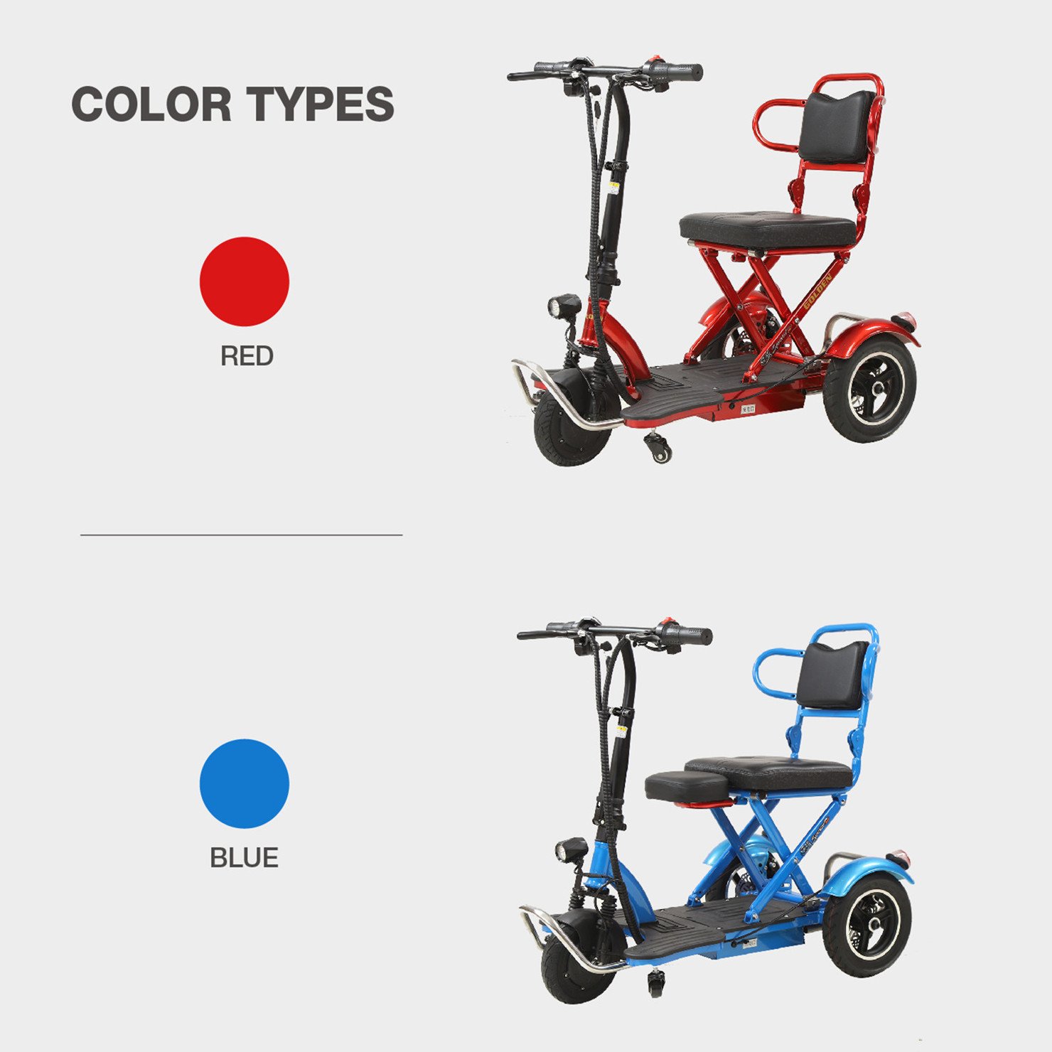 2021 hot product sales citycoco foldable used kids 3 wheel electric golf mobility bike scooter parts
