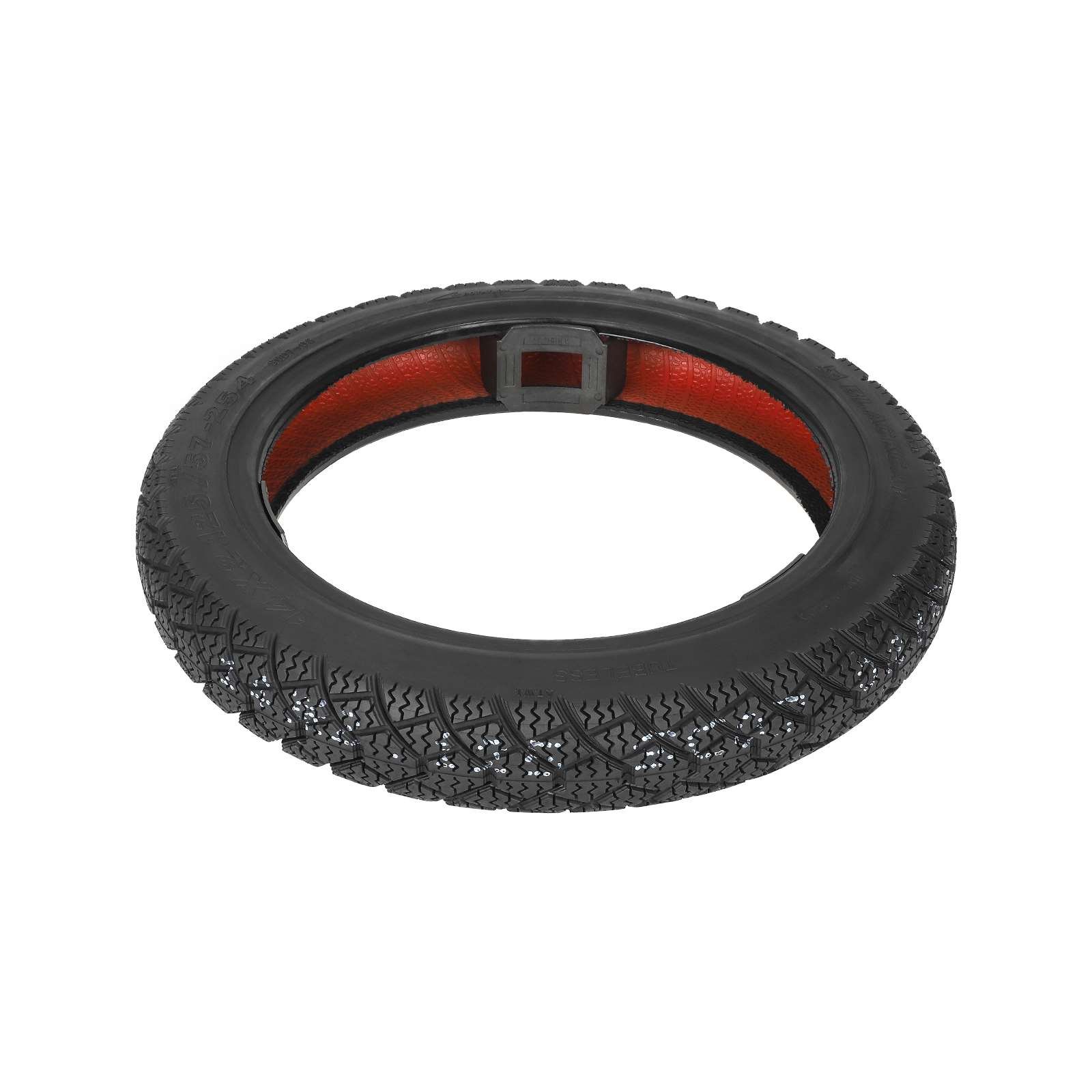 Hot Selling BLACK CAT 14*2.125/57-254 Tubeless Tire for Out-of-gas Protection for Electric Scooter Spare Parts