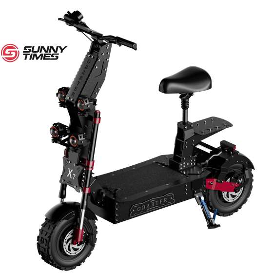 USA Stock Obarter X7 4000W*2 Dual Motors 60V 60AH Massive Battery 14inch Electric Scooter Adult Max Speed 90KM/H