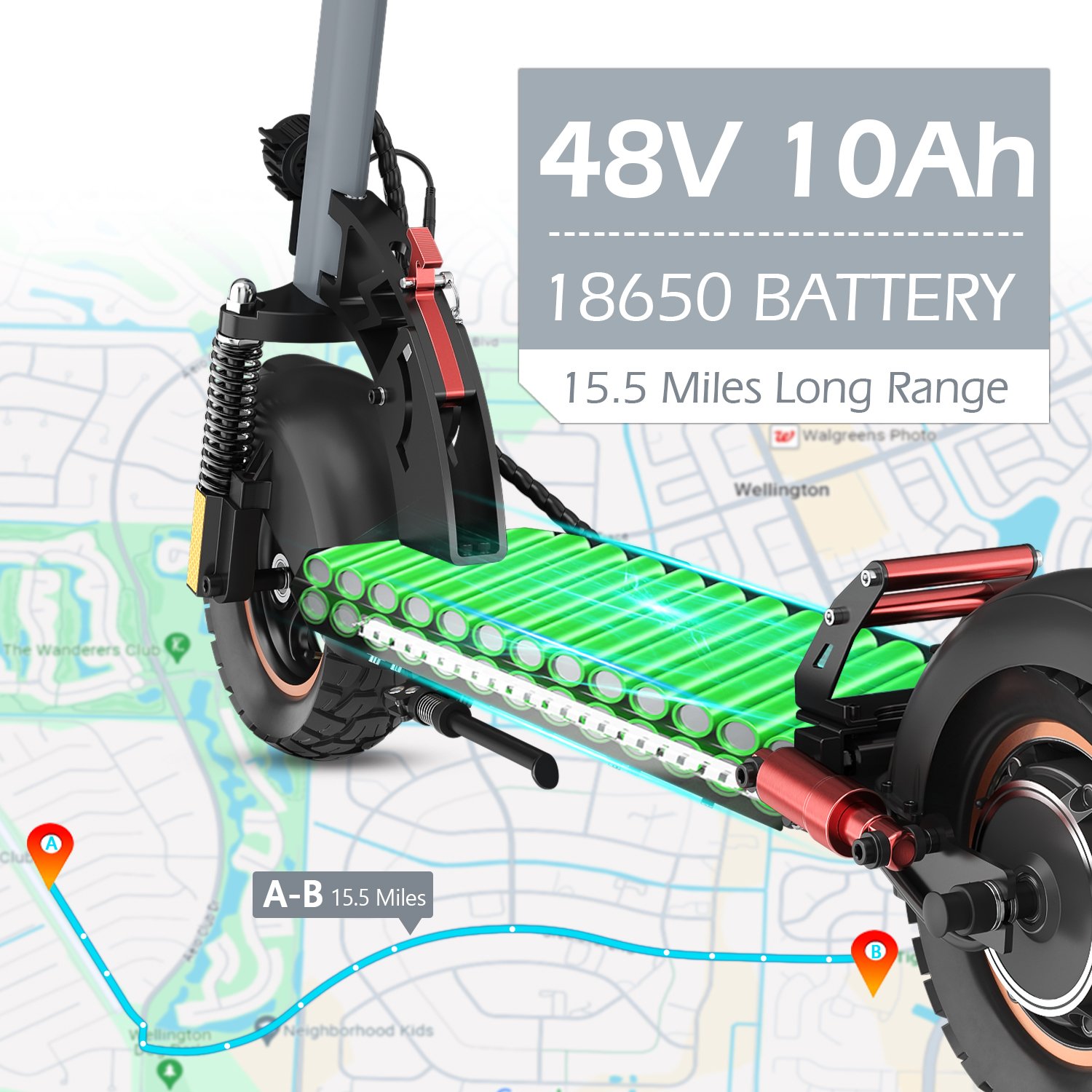 EU Europa Europe Poland Warehouse 800W AOKDA A1 10inch Electric Scooter 45km/h Max Speed Foldable Design
