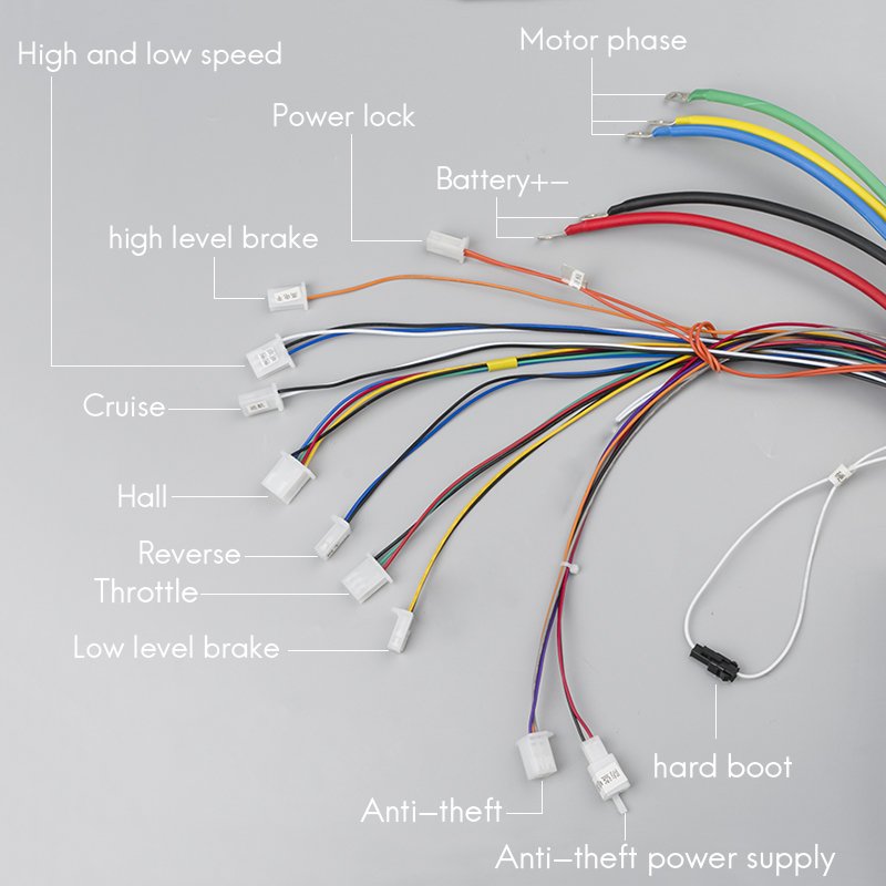Cheap Price with Pedal Electric Scooter 72V 3000W Brushless Motor Speed Controller Accessories Parts