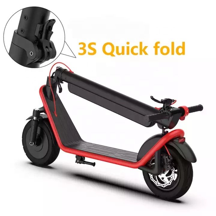 Battery-Detachable Folding Electric Scooter X11 Escooter with Suspension Off-road Scooter