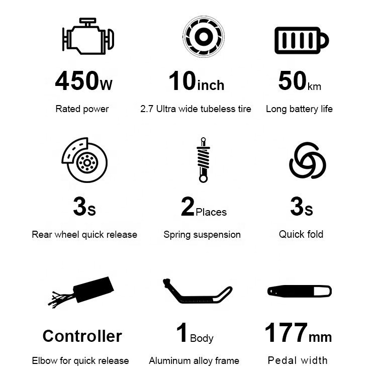 Battery-Detachable Folding Electric Scooter X11 Escooter with Suspension Off-road Scooter