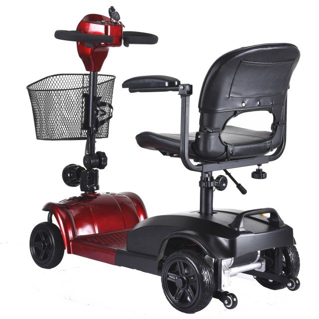 Folding Four-Wheel Fat Tire Electric Scooter for The Elderly Sold at a Low Price APP