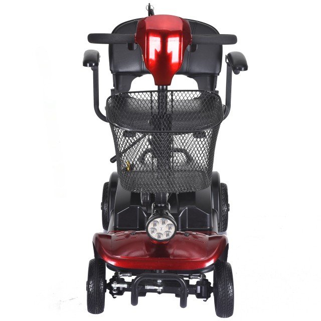 Folding Four-Wheel Fat Tire Electric Scooter for The Elderly Sold at a Low Price APP