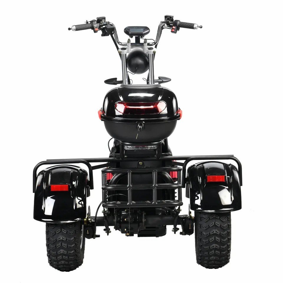 Electric Scooter Tricycles Motor Cycle Citycoco New Model 1500w/2000w/3000w 60v Digital Unisex Three Wheels Scooter Motorcycle