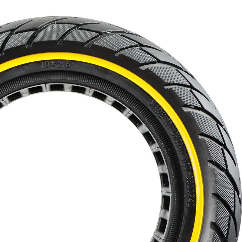 Colorful 10 x 2.5 Solid Tire for MAX G30 Electric Scooter Spare Parts and Accessories Soft Rubber Material