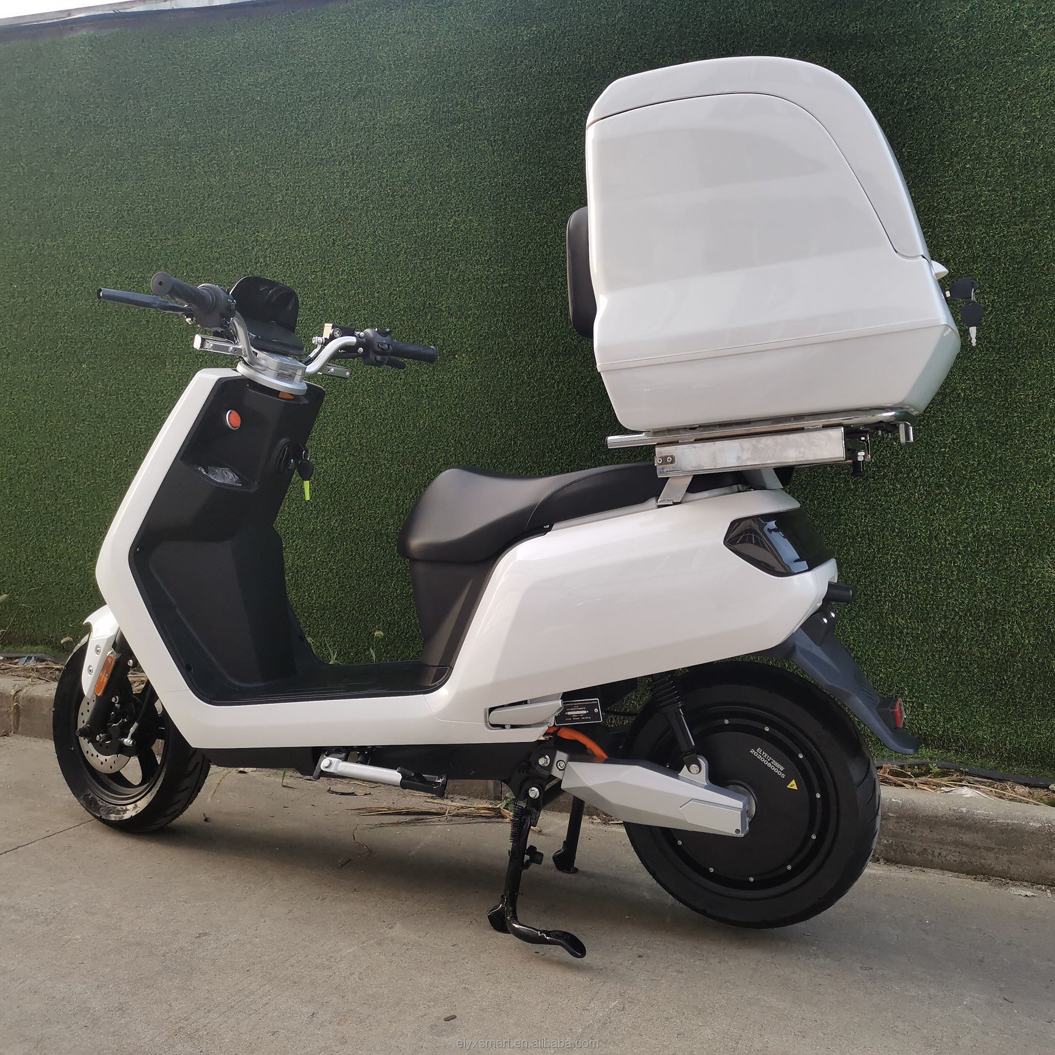 DAZZ OEM Factory Wholesale Price Pizz Box Delivery Scooter Electric Moto Electrica Heavy Duty Delivery Adults 2000W Cargo Scoot