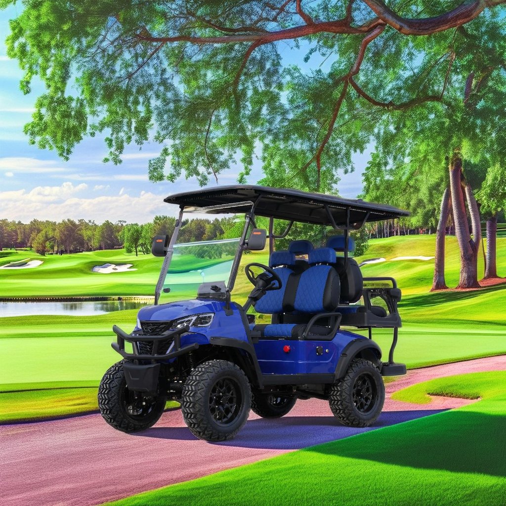 2024 4 Seater Lithium Battery Golf Cart Adults Scooter 48V 60V 72V Electric Golf Car