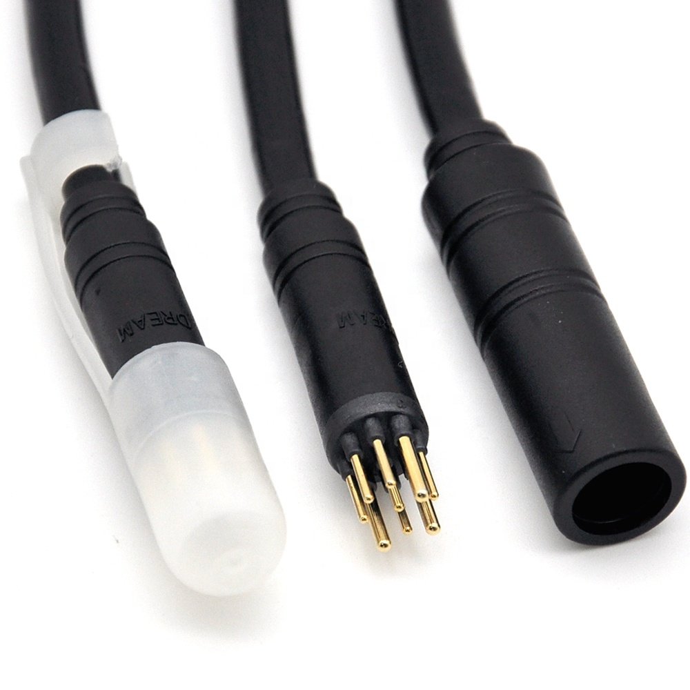 Realeader 9 pins waterproof motor connector cable for e-bike 3P+6P