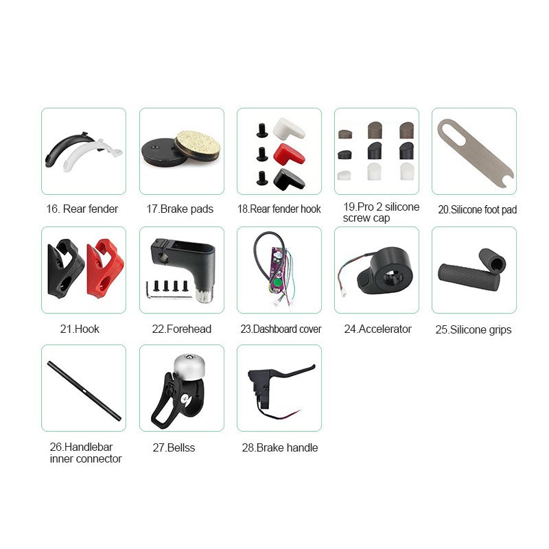 Mi Mijia M365 Ninebot Max G30 Patinete Electrico Accesorios Electric E Scooter Parts