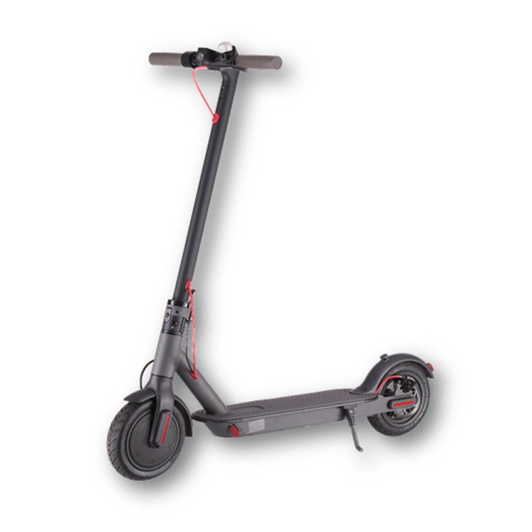 Electric Scooter - 8.5" Solid Tires - Portable Folding Commuting Scooter for Adults with Double Braking System And App