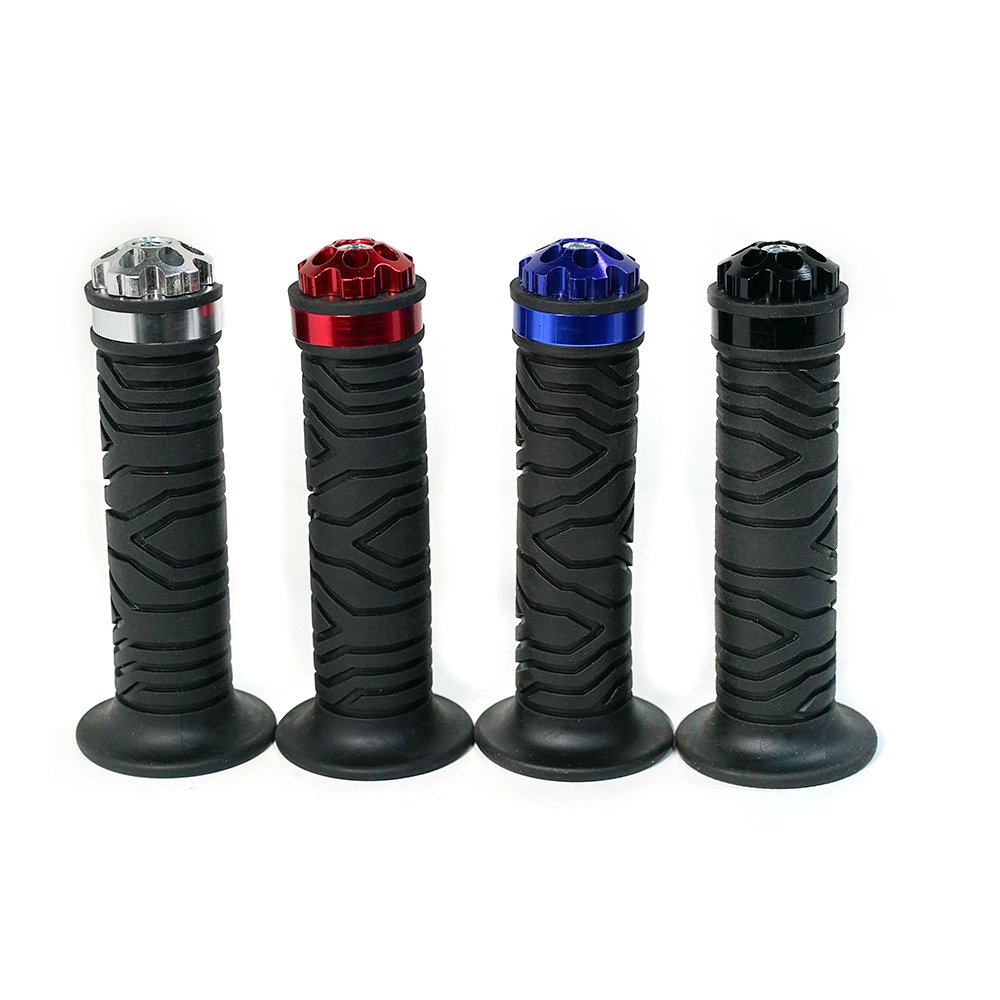 22mm 24mm 7/8'' Colorful Diamond Rubber Handle Grip Motorbike Accessories Spare Parts for Motorcycles sccoter