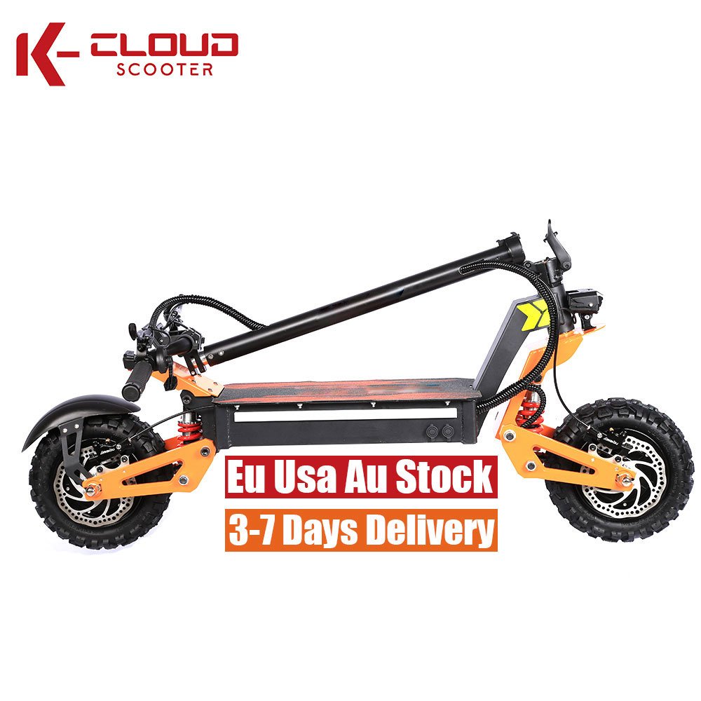 Popular Design EU US AU Warehouse 5000W Powerful Adult 11 Inch Off Road 52V Electric Scooter Fast Elektro Scooter