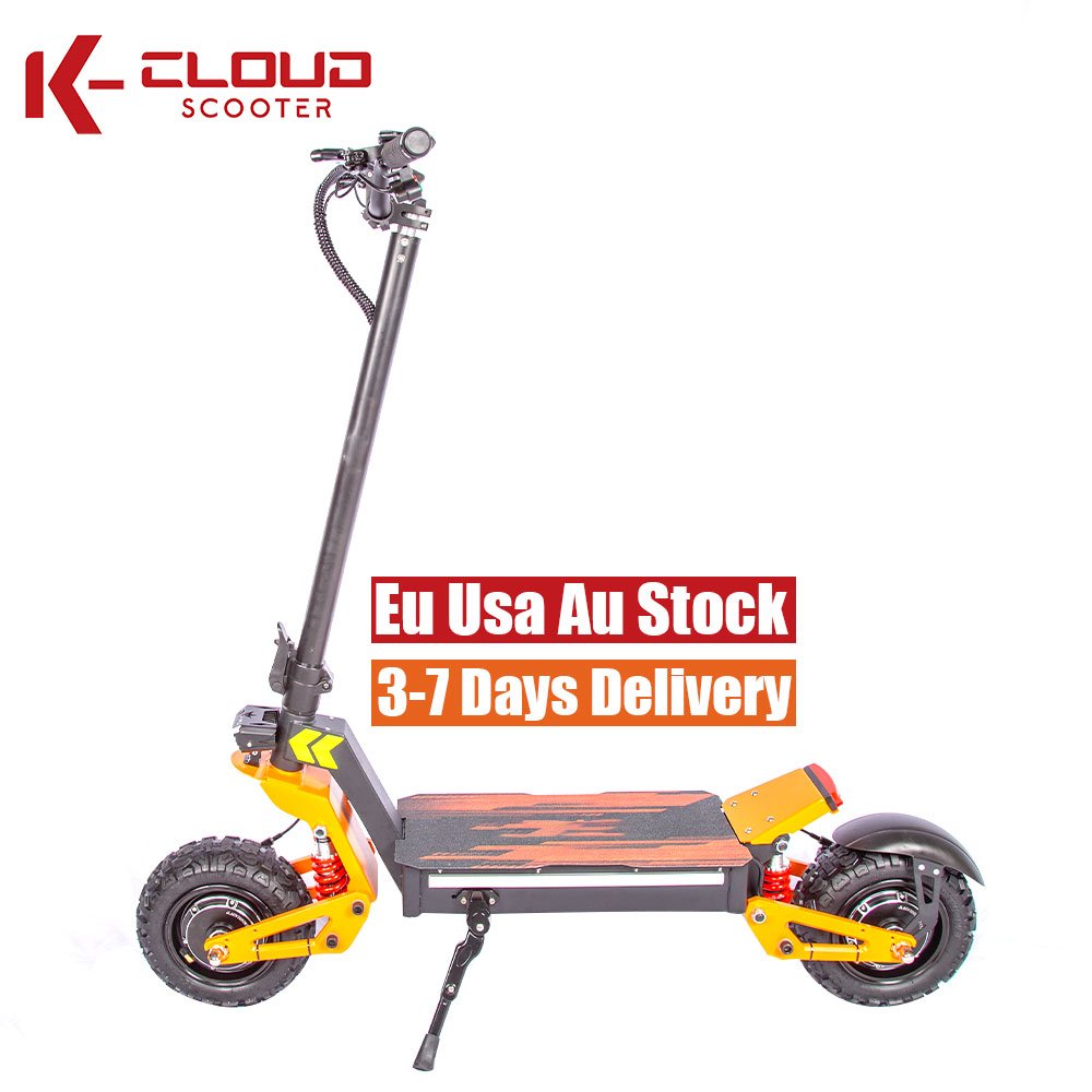 Popular Design EU US AU Warehouse 5000W Powerful Adult 11 Inch Off Road 52V Electric Scooter Fast Elektro Scooter