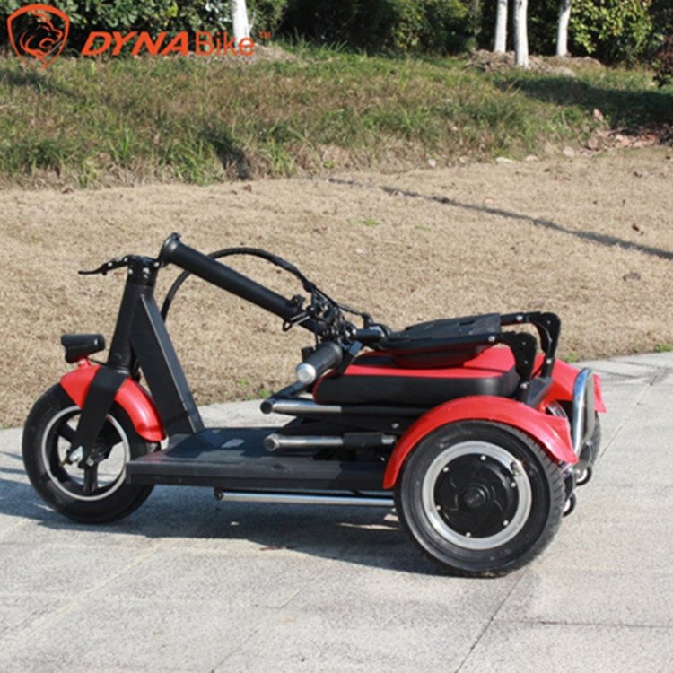 China Factory 36v 300w 3 Wheel Folding Electric Mobility Scooter For Disabled Adults