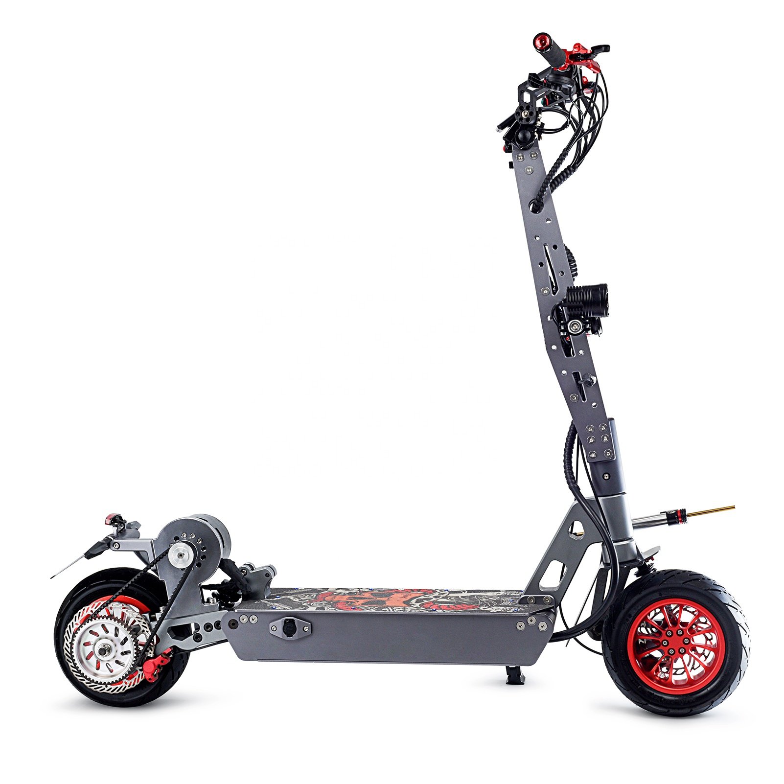 6000W large power belt drive fast off road electric scooter popular in adult scooter with hot selling fastest speed design