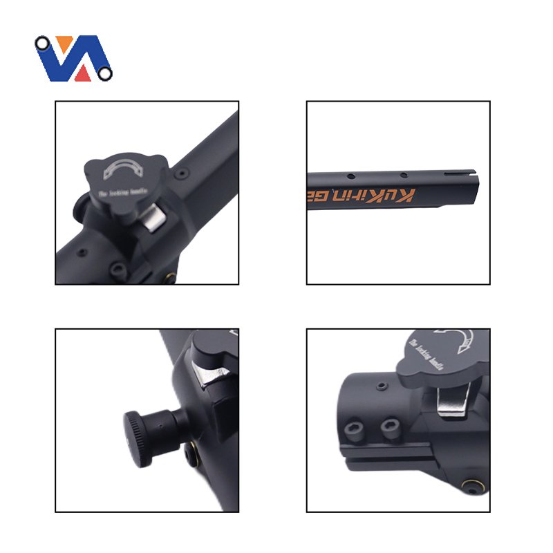 New Image Original Folding Pole Scooter Main Folding Tube for Kukirin G2 Master Electric Scooter Folding Stem