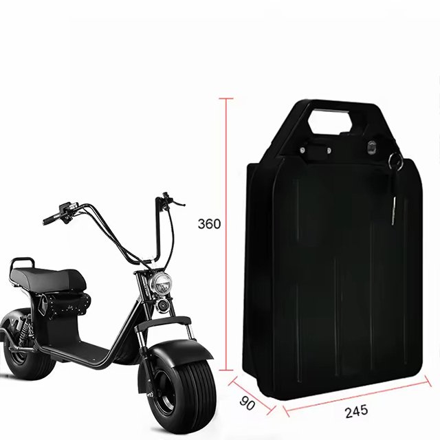 US EU Warehouse DDP Detachable Electric Scooter 60V 20ah Lithium Battery Citycoco
