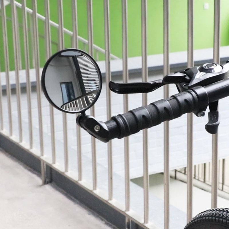 New Image Universal MTB Mirror Handlebar Rotate Wide-angle For MTB Road Bike Scooter Cycling Accessories Bicycle Rearview Mi