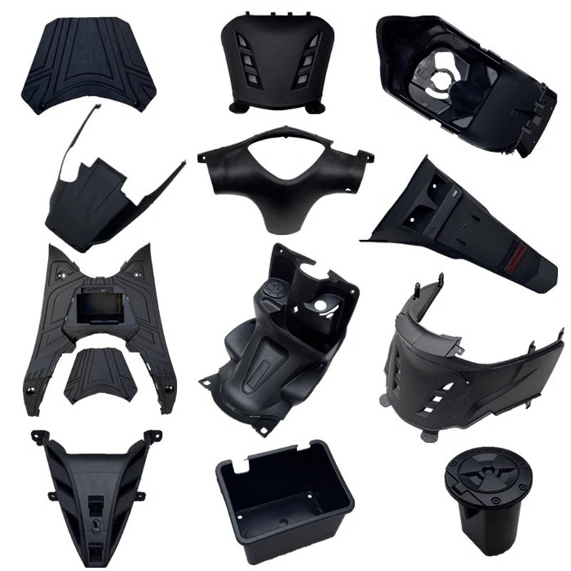 Custom scooter ghost fire GY125 ZY125 body parts ABS plastic + PP+ lamp motorcycle fairing exterior parts kit