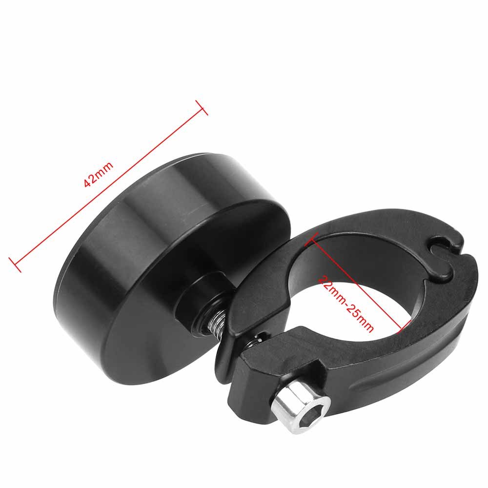 New Image Waterproof Bike Watch Clock Glow In Dark Clock Motorcycle Aluminum Alloy Dial Mini For Mounting Bicycle Handlebar