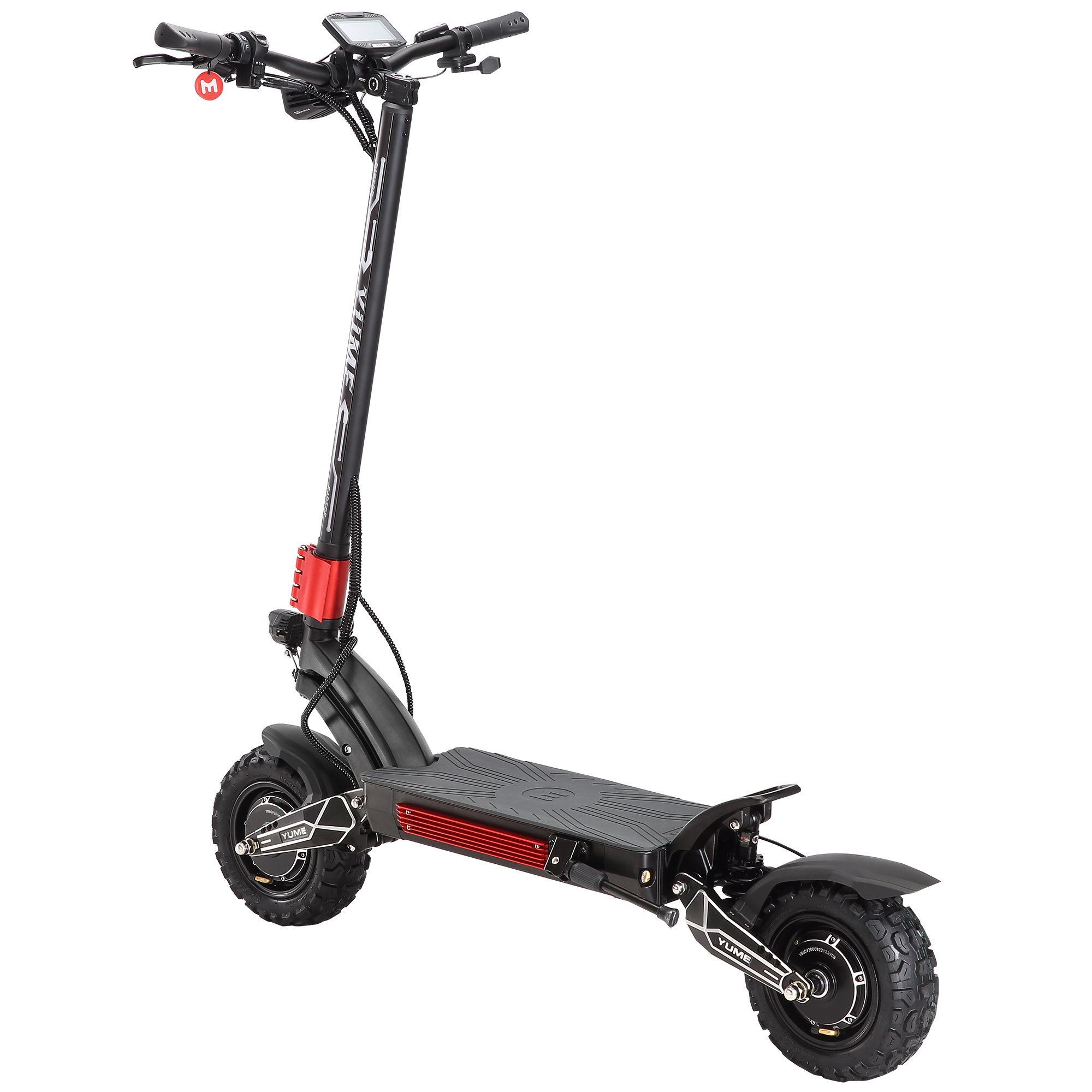YUME Raptor 60v 6000w dual motor electric scooters adult two wheels foldable off road e scooter for wholesale