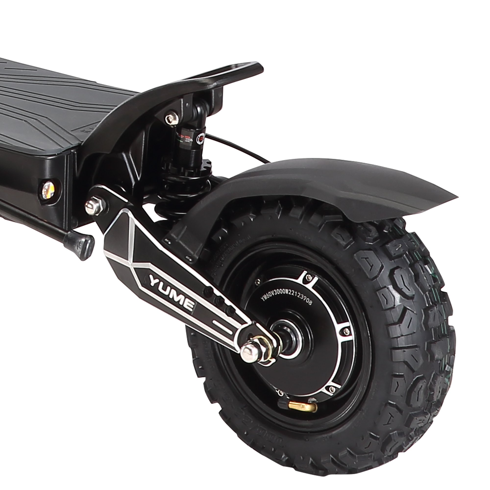 YUME Raptor 60v 6000w dual motor electric scooters adult two wheels foldable off road e scooter for wholesale