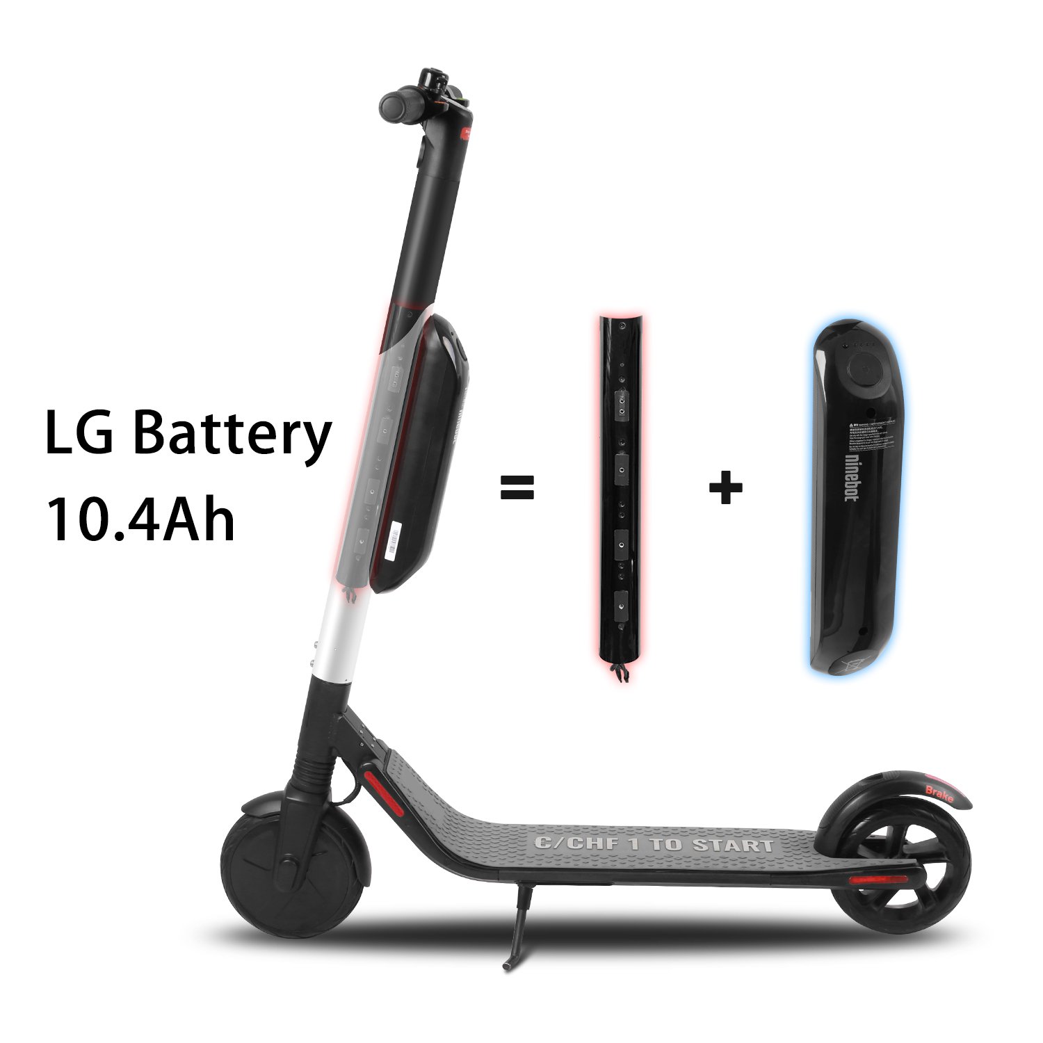 Sharing Wholesale Evercross Electric Scooter Adult Kids Double Wheel 300W 36VElectric Self Balancing Scooter With Great Price