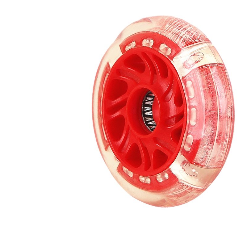 90*24mm Professional PU roller inline skating skate wheels skateboard wheels with light