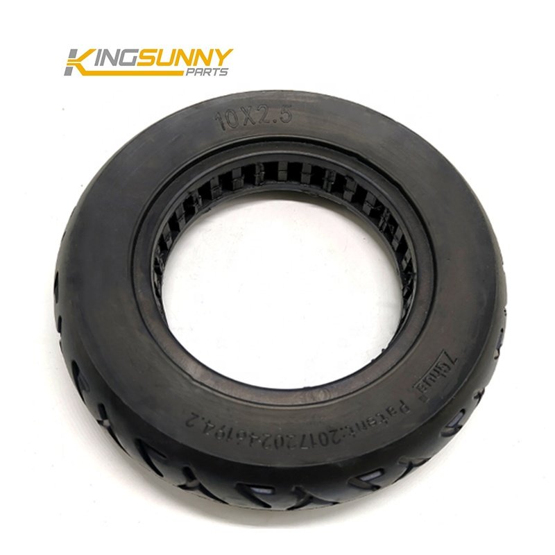 10x2.5 Solid Tire For Scooter Spare Parts Rubber Non-Pneumatic Tyre Escooter Replacement Accessories