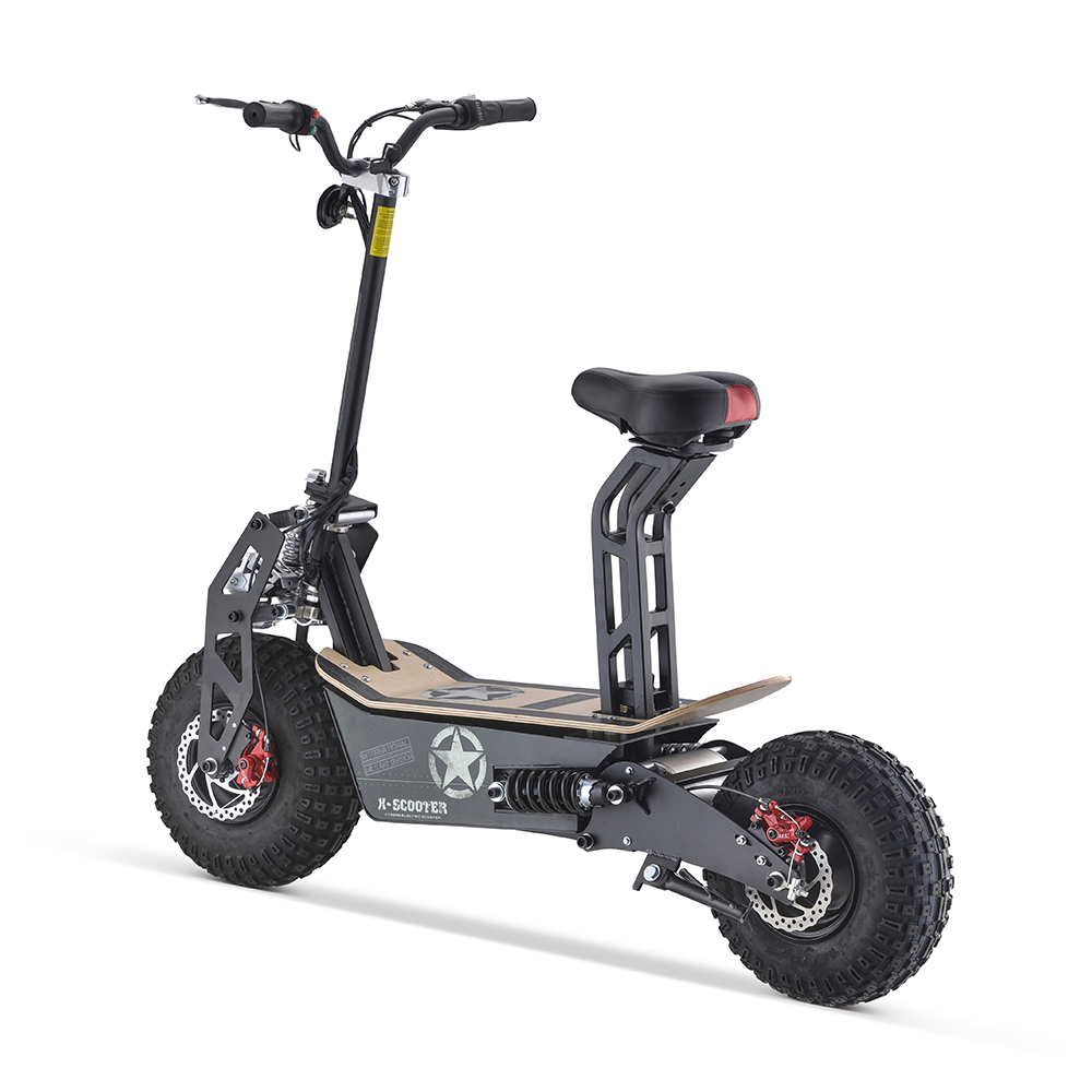 Professional Manufacturer Adult Adjustable Electric Scooter High Speed Lithium Battery Escooter with Pedals Seat 1600W 50km/h