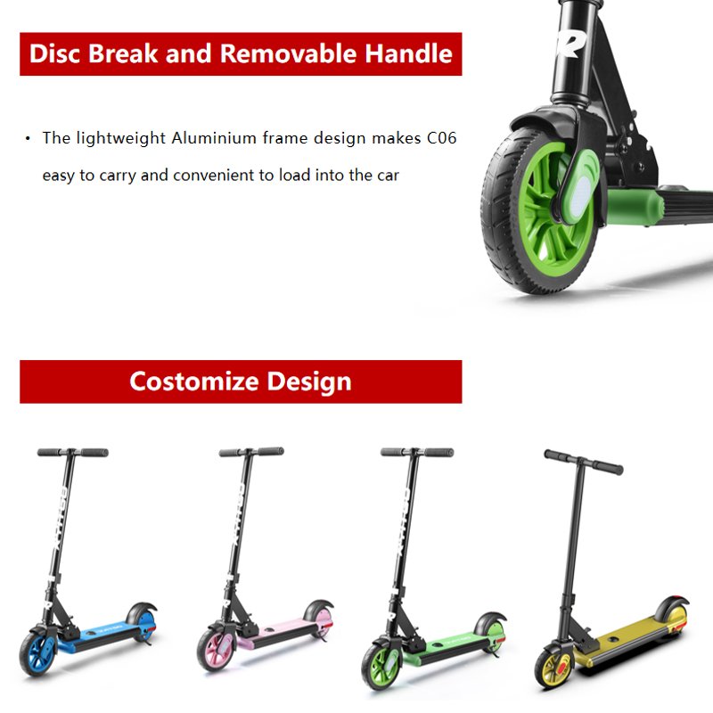 Factory Price Kids Scooter Bike 6in Rubber Wheel Intelligent Mini Drift Portable Balance Electric Scooter for Sale