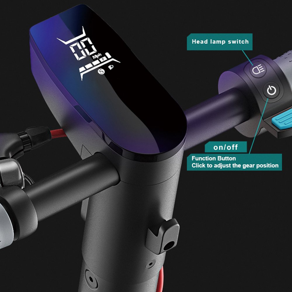 new model in stock electrical scooter Big Air Wheel Foldable 350w Motor E Scooter For Adults