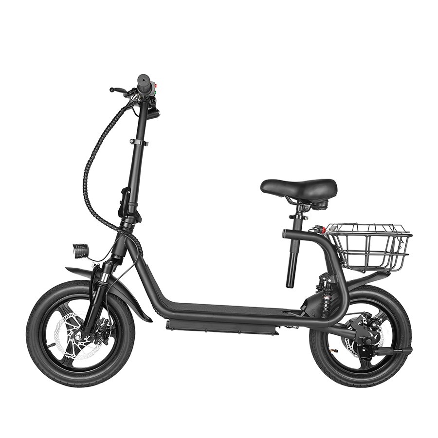 CX2 Folding Electric Scooter Unisex Two-Wheel Smart Type 12inch Tyres 500w Motor Power 10ah Battery Capacity 60km Range 30km/h