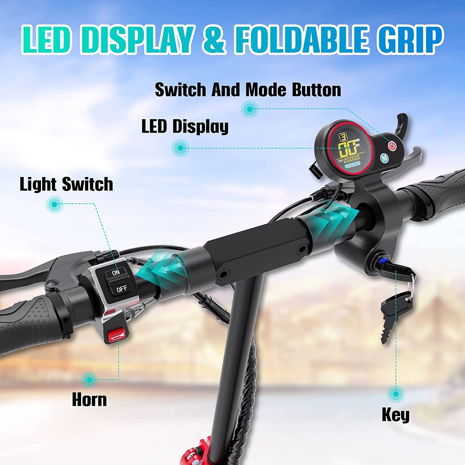 KOOLUX eu us warehouse fold e-scooter 10 inch fat tire all terrain off road electric scooter dirt self balance 2 wheel electric