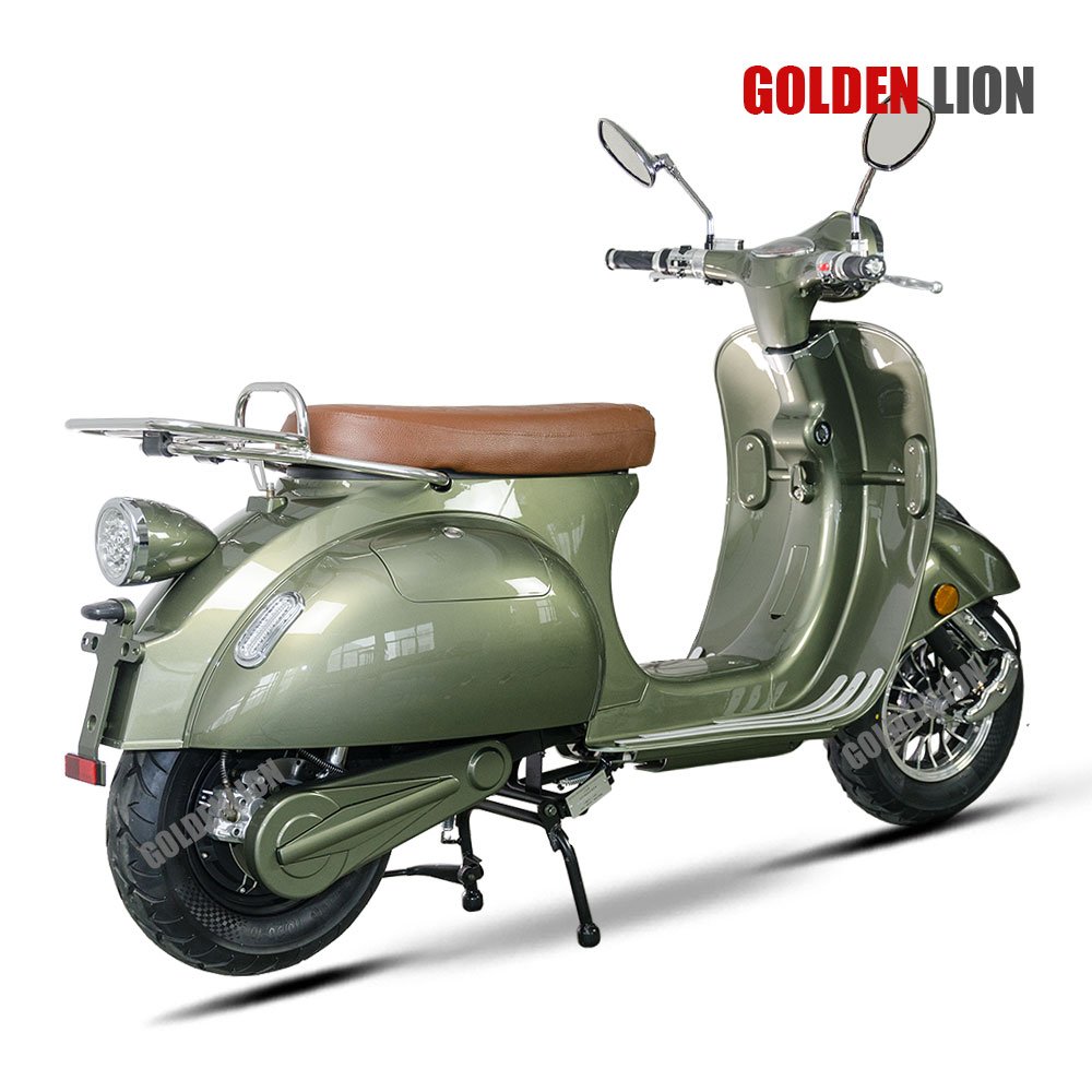 Goldenlion Europe EV3000 EEC COC electric scooter 3000W 60V lithium battery scooter with rear box