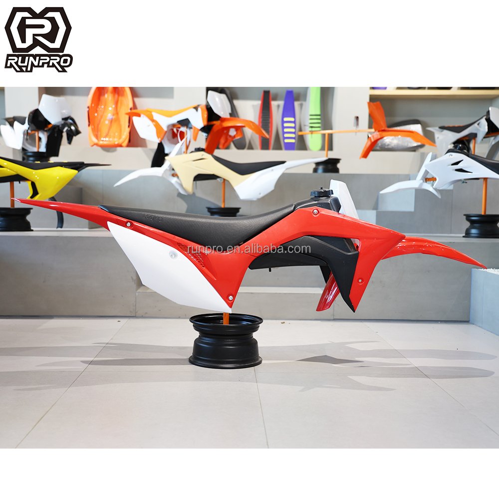 High Quality CRF450 Dirt Pit Bike Motorcycle Plastic Fairing Body Kit For CRF 450 crf450 Off Road Complete body plastic parts