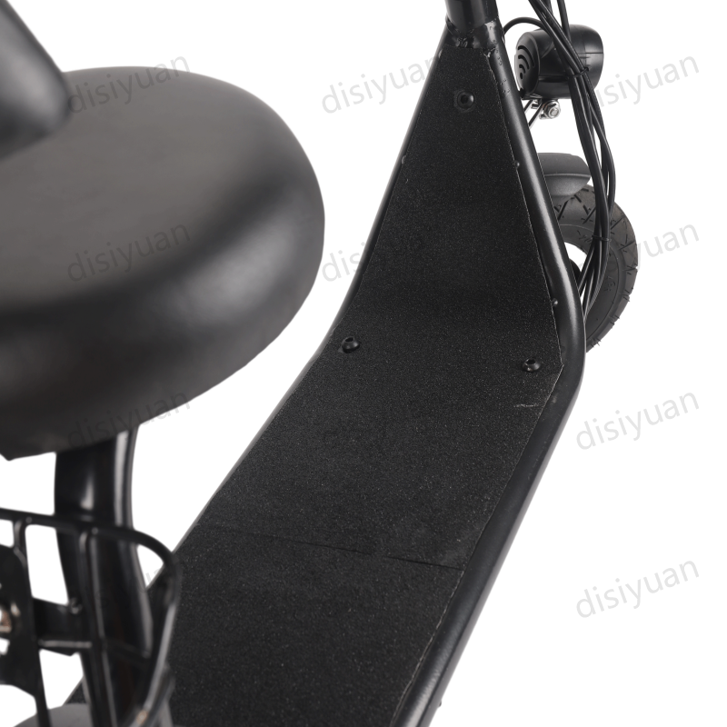 Electric bike scooter 350W motor 48v 10.4a lithium battery B2 e scooter with seat backrest and basket electric scooter