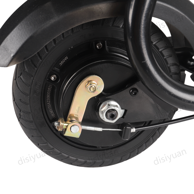 Electric bike scooter 350W motor 48v 10.4a lithium battery B2 e scooter with seat backrest and basket electric scooter