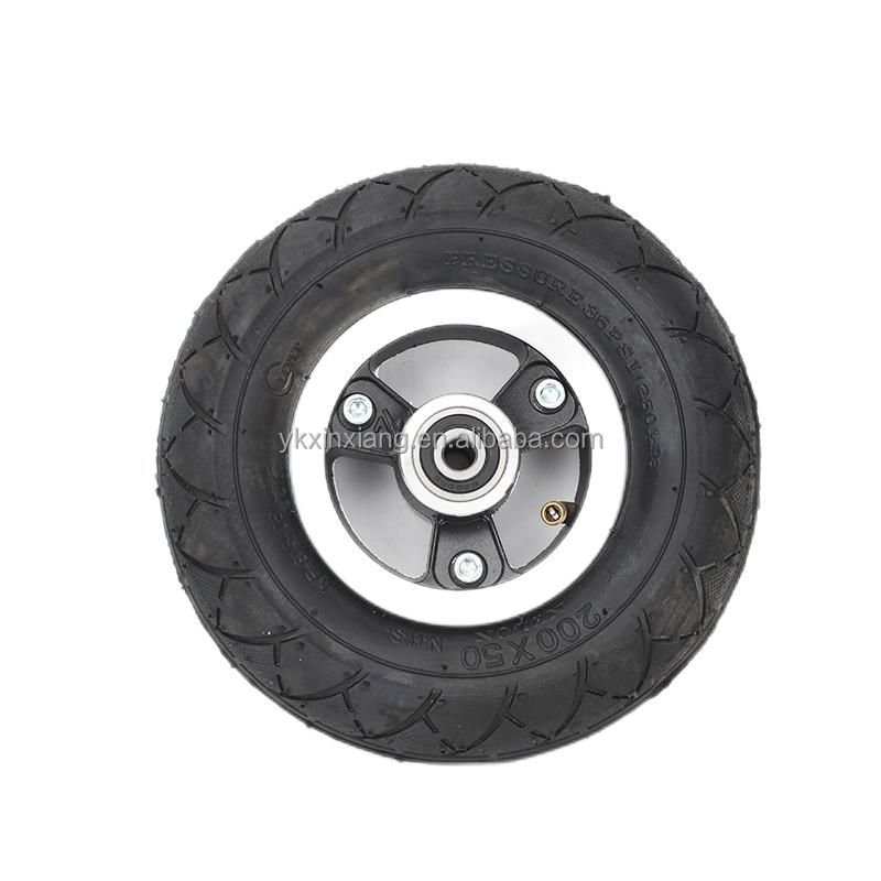 8-inch 200 * 50 electric scooter tire, inflatable wheel, inner and outer tire, wheel hub, electric scooter accessories