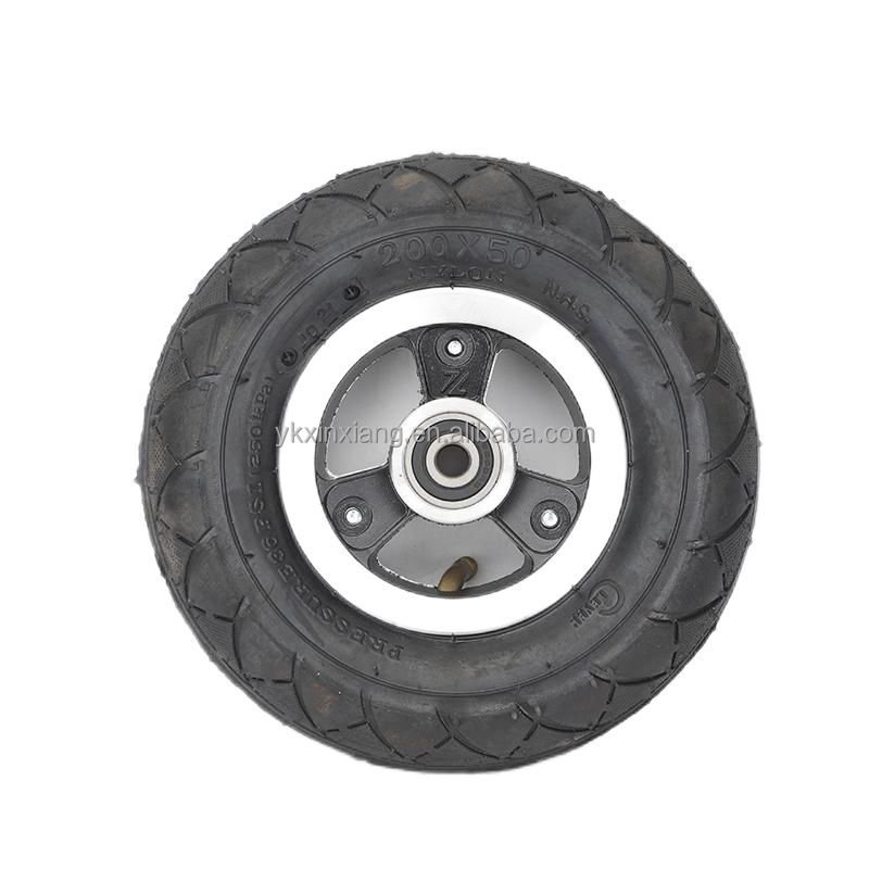 8-inch 200 * 50 electric scooter tire, inflatable wheel, inner and outer tire, wheel hub, electric scooter accessories