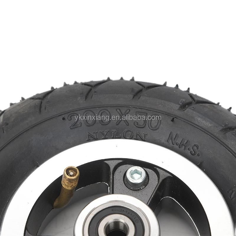 8-inch 200 * 50 electric scooter tire, inflatable wheel, inner and outer tire, wheel hub, electric scooter accessories