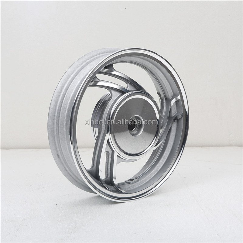 Motorcycle Wheel Aluminum Alloy Rim Scooter Parts 10 inch Drum brake wheel hub