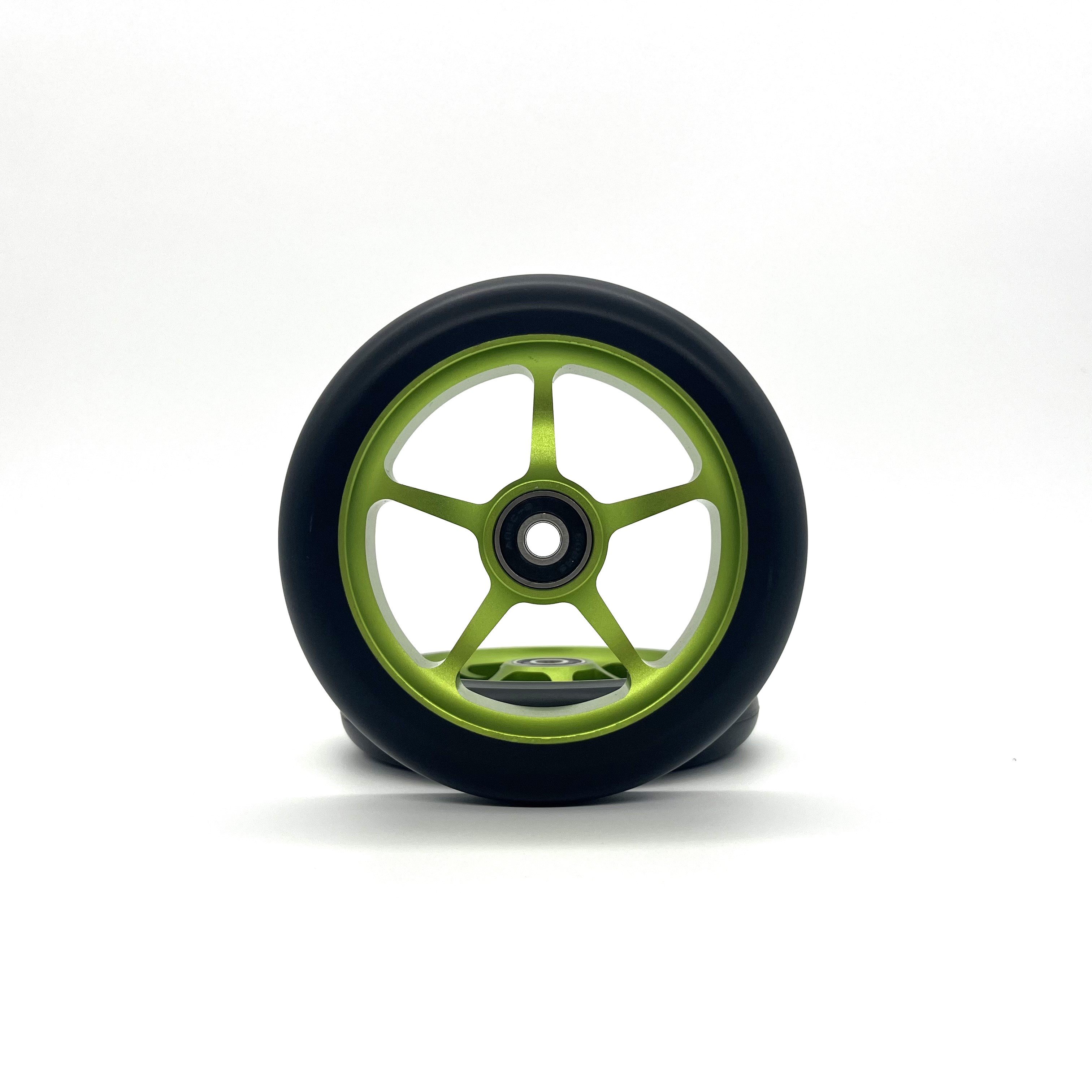 Factory Sale OEM Aluminium Core High Rebound Pro Scooter Wheel 100mm 110mm 120mm 125mm Wheel Roller Ski Wheel