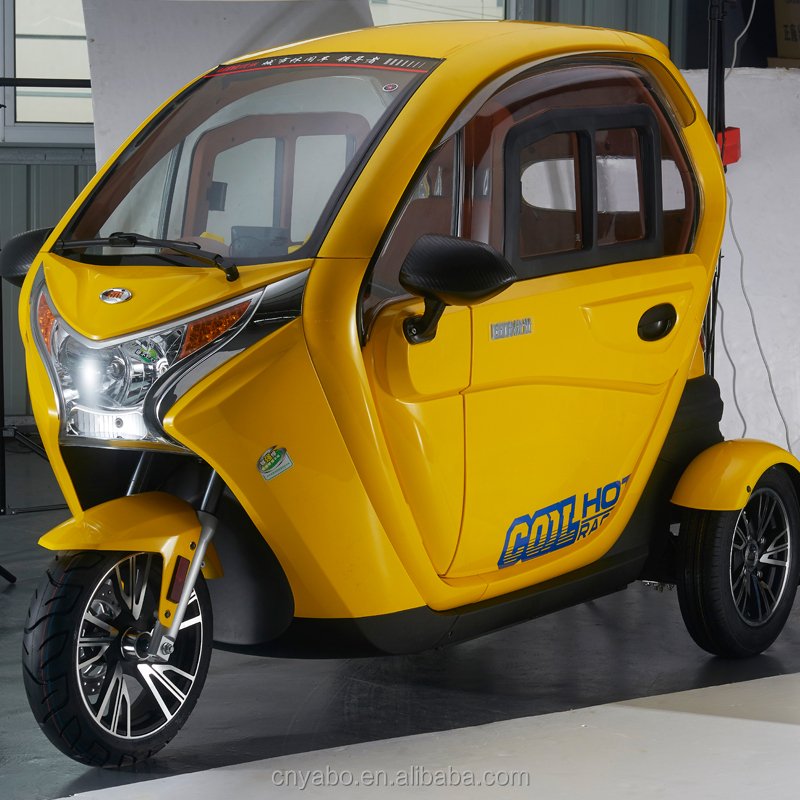 2024 luxury 3 wheel electric scooter car enclosed mobility scooter for passenger EEC Approval