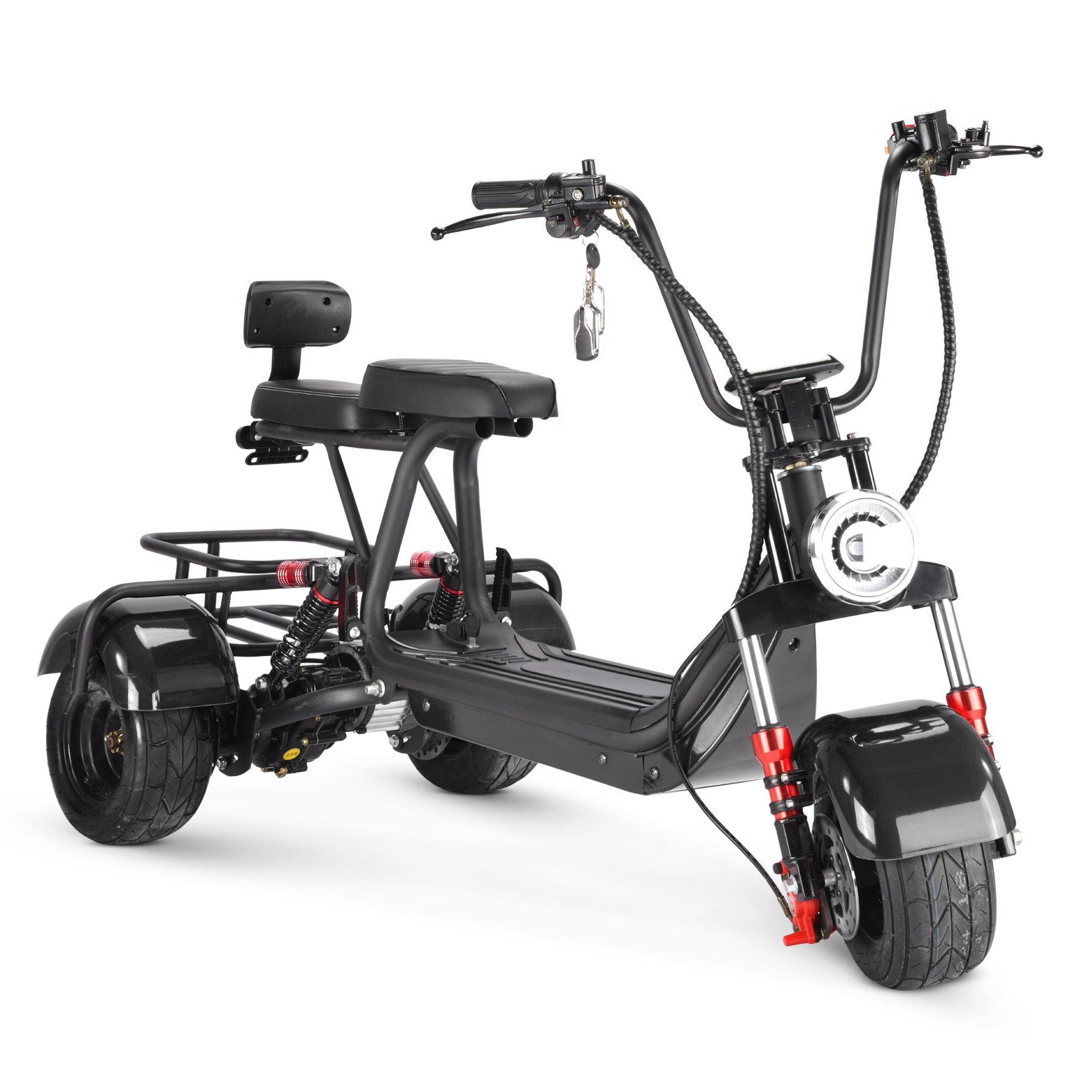Three wheels big tire trike atv adult tricycle 1500w/2000w EEC/COC certificate citycoco 3 wheel electric scooter