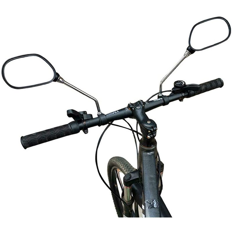 Motorcycle Mirror Black Universal for Bicycle Convex Surface Bicycle Accessories and Parts Rearview Mirror