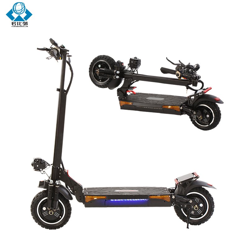 Foldable 500W Electric Scooter Dual Motor Powerful Adult 55KM Dualtron Storm Riding Mileage Electric Scooter